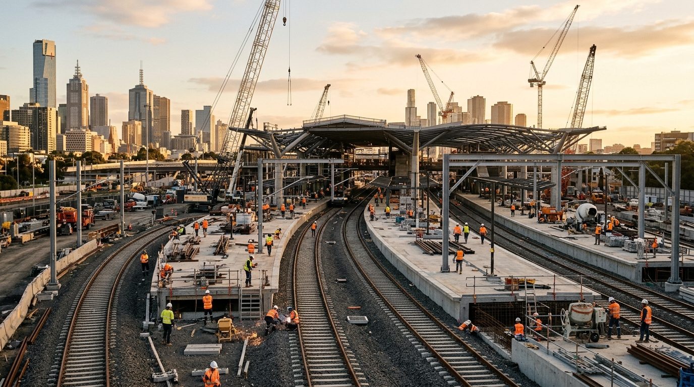 ACS gana a FCC el 'superhub' ferroviario de Sunshine en Melbourne, de unos 2.500 millones