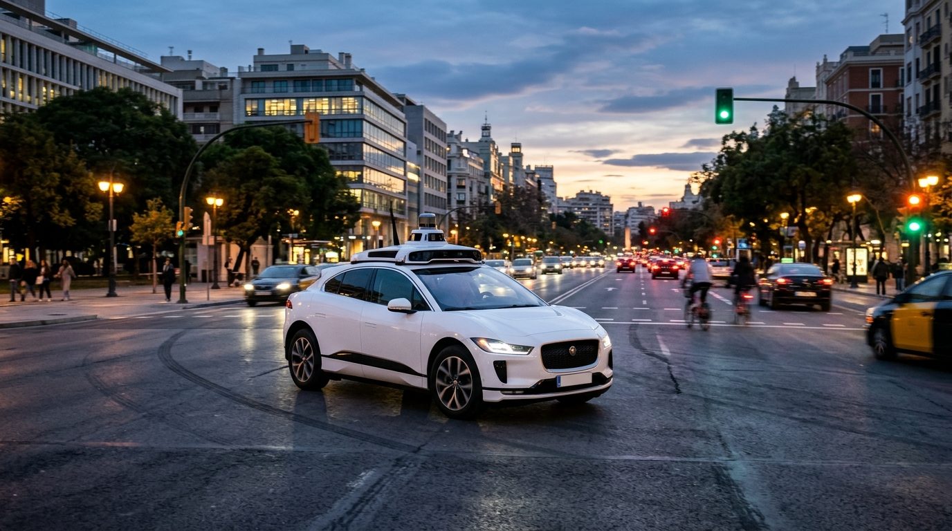 Madrid se postula como primera ciudad europea con movilidad autónoma gracias a Waymo